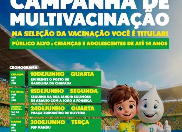 Campanha Estadual de Multivacinação 2026 