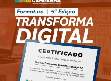  Transforma Digital concluída com sucesso! - Etapa Santa Tereza!