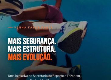MAIS SEGURANÇA E ESTRUTURA PARA OS TREINOS DE CORRIDA! 