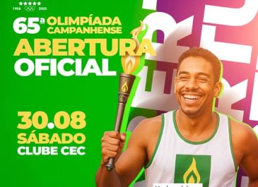 65ª Olimpíada Campanhense celebra esporte, união e tradição