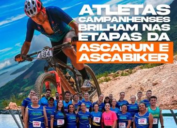 Atletas de Campanha participaram das etapas da ASCARUN