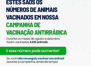  Fechamento da Vacinação Antirrábica 2026!
