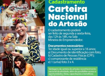Carteira Nacional do Artesão!