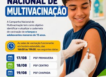 Campanha de Multivacinação!